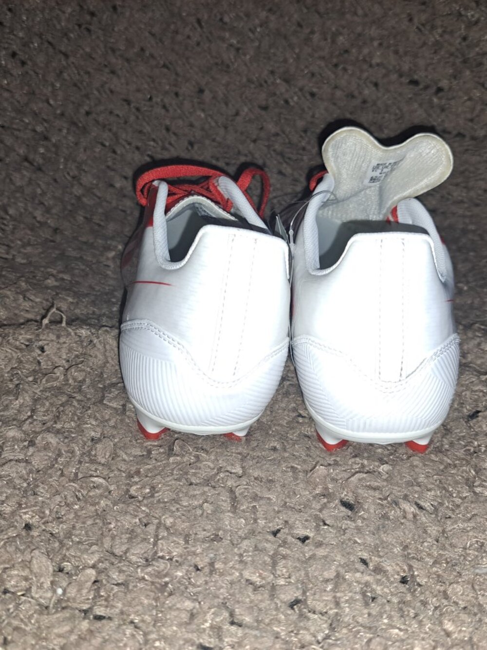 ADIDAS-F10 TRX FG Messi Soccer Cleats-White/Red/Black-Sz 8.5-NEW/NO BOX - Picture 6 of 9